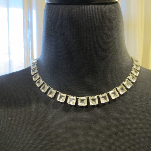 Jewelry - Vintage channel set choker Necklace